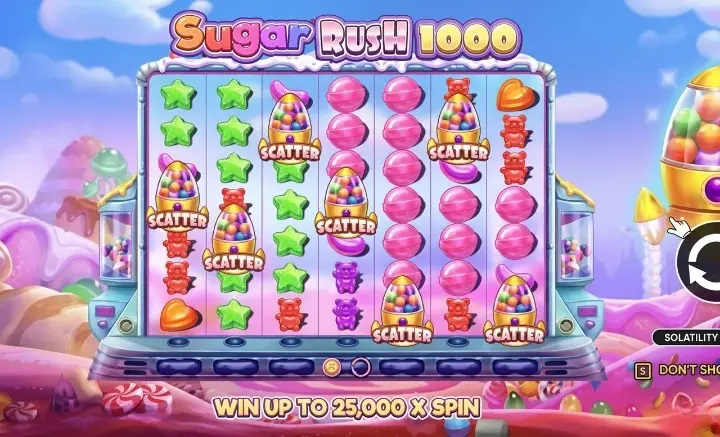 Kiirülevaade mängust Sugar Rush 1000